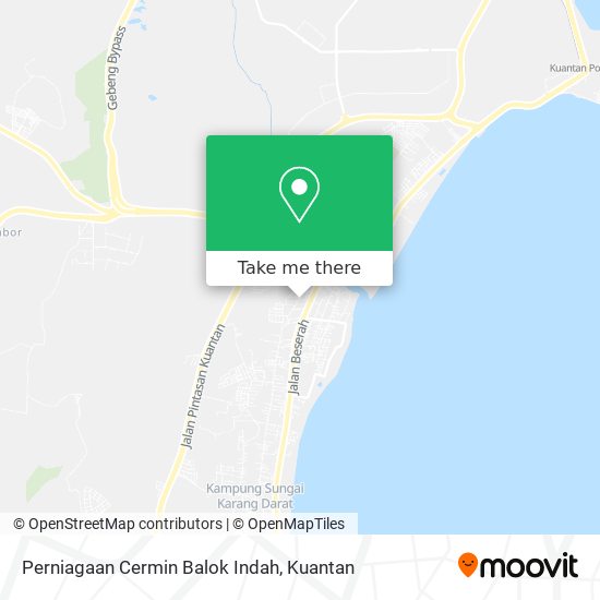 Peta Perniagaan Cermin Balok Indah