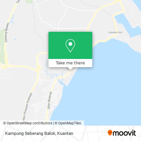 Peta Kampung Seberang Balok