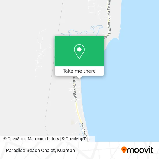 Paradise Beach Chalet map