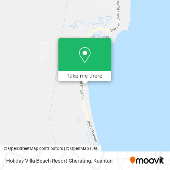 Holiday Villa Beach Resort Cherating map