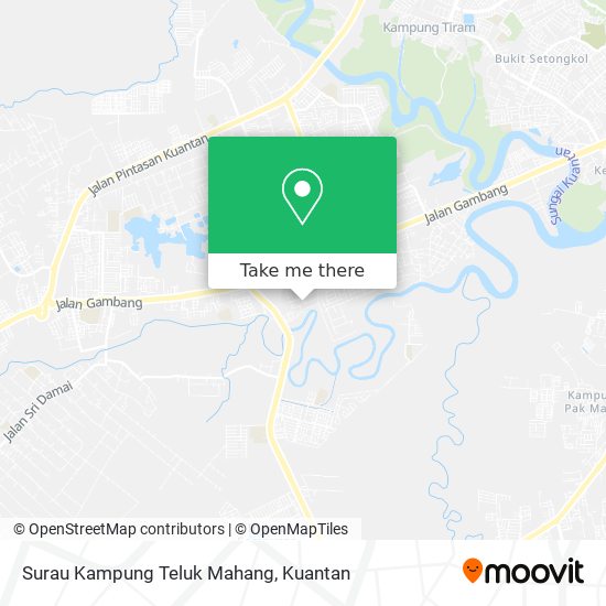 Peta Surau Kampung Teluk Mahang