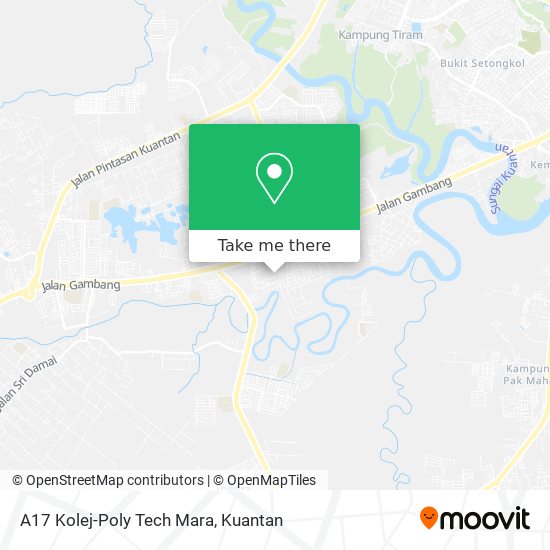 A17 Kolej-Poly Tech Mara map