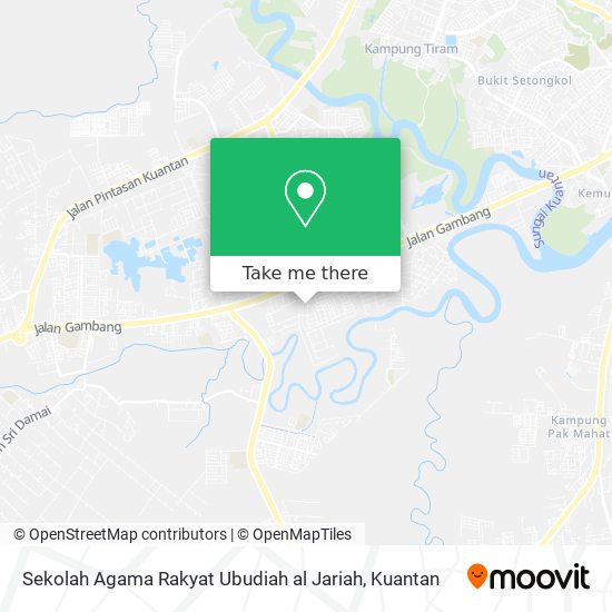 Sekolah Agama Rakyat Ubudiah al Jariah map