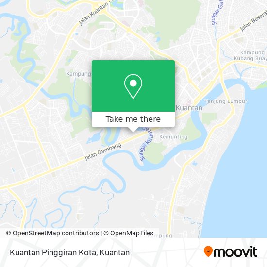Peta Kuantan Pinggiran Kota