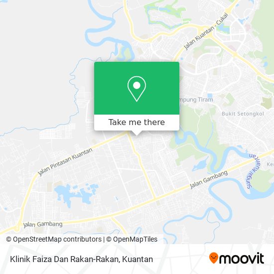 Klinik Faiza Dan Rakan-Rakan map