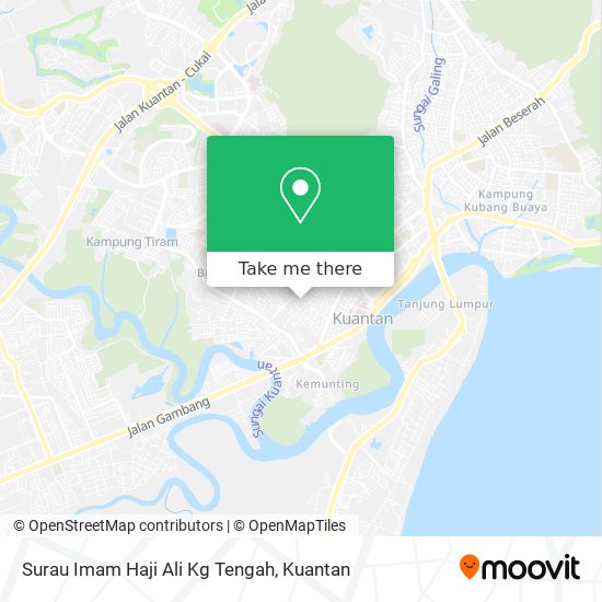 Surau Imam Haji Ali Kg Tengah map