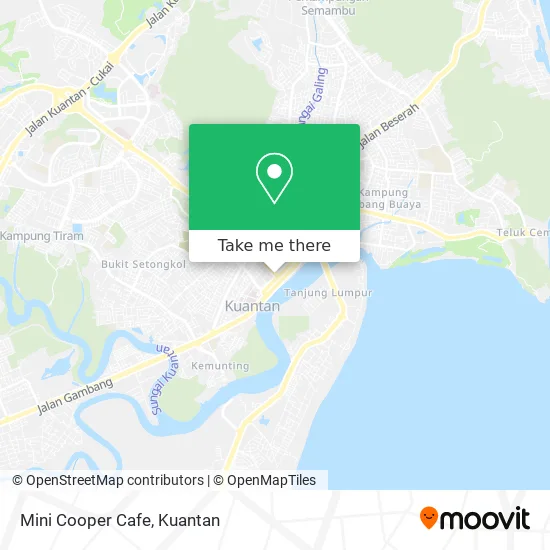 Mini Cooper Cafe map