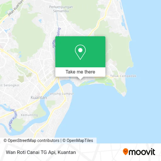 Wan Roti Canai TG Api map