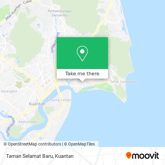Peta Taman Selamat Baru