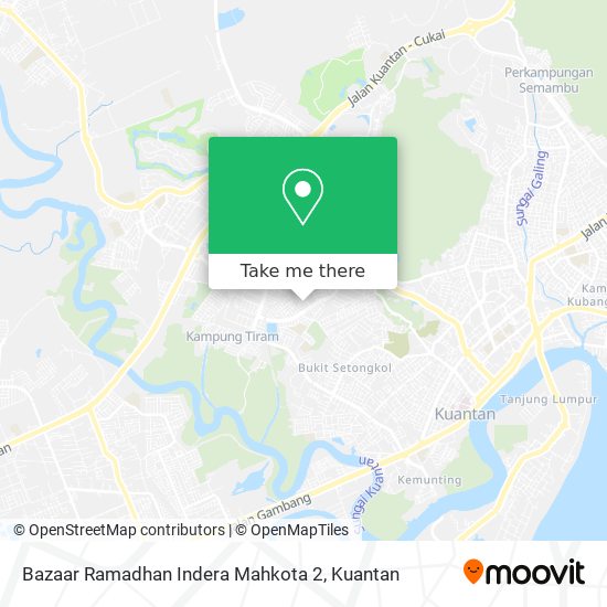 Bazaar Ramadhan Indera Mahkota 2 map