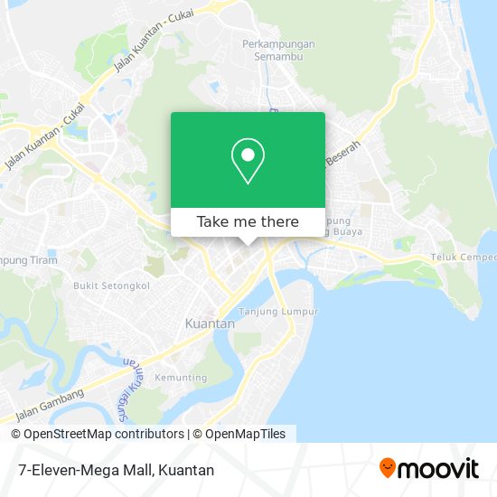 7-Eleven-Mega Mall map