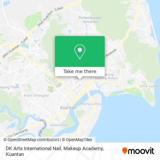 DK Arts International Nail. Makeup Academy map