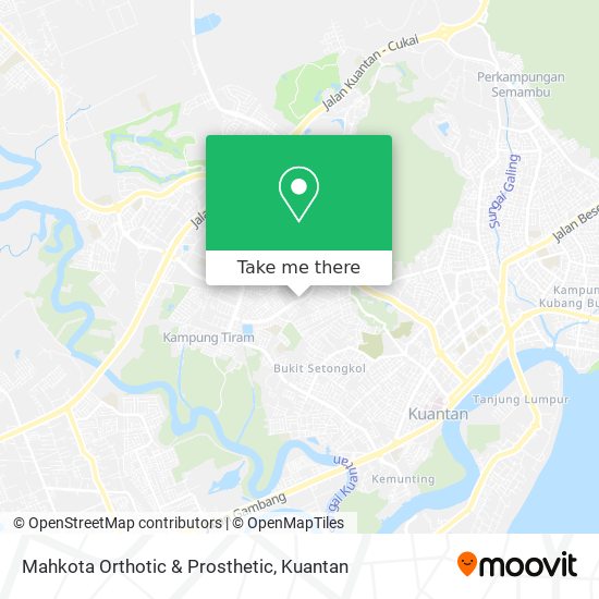 Mahkota Orthotic & Prosthetic map