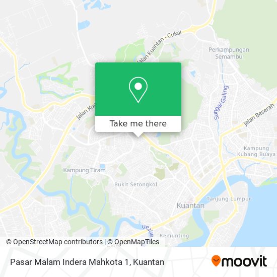 Peta Pasar Malam Indera Mahkota 1
