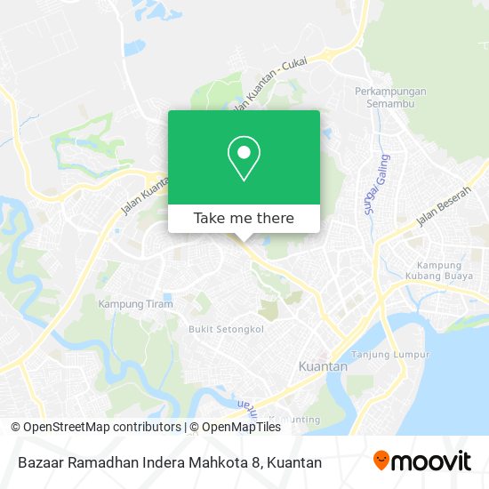 Bazaar Ramadhan Indera Mahkota 8 map
