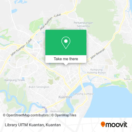 Library UITM Kuantan map