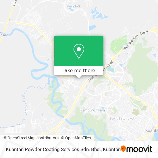 Kuantan Powder Coating Services Sdn. Bhd. map