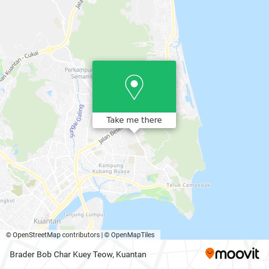 Brader Bob Char Kuey Teow map