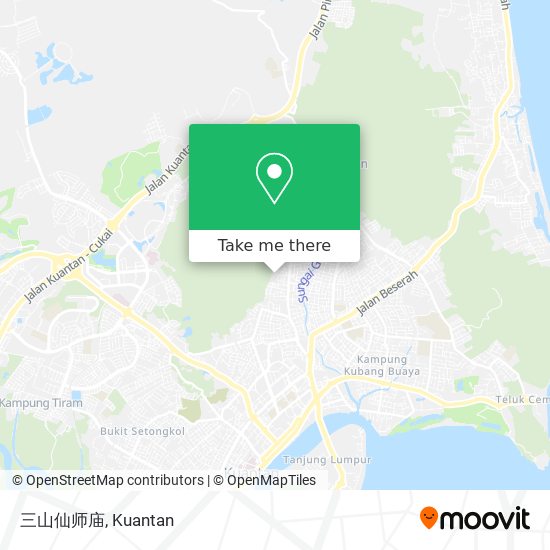 三山仙师庙 map