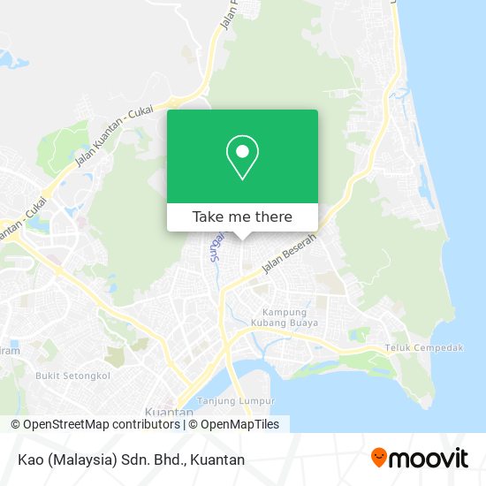 Kao (Malaysia) Sdn. Bhd. map