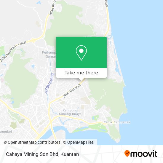 Cahaya Mining Sdn Bhd map