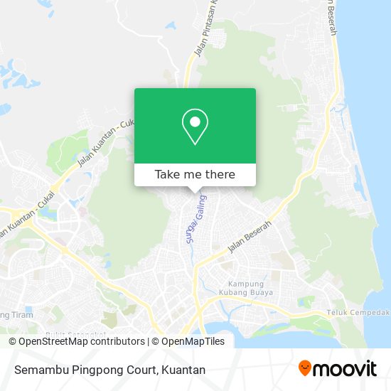 Peta Semambu Pingpong Court