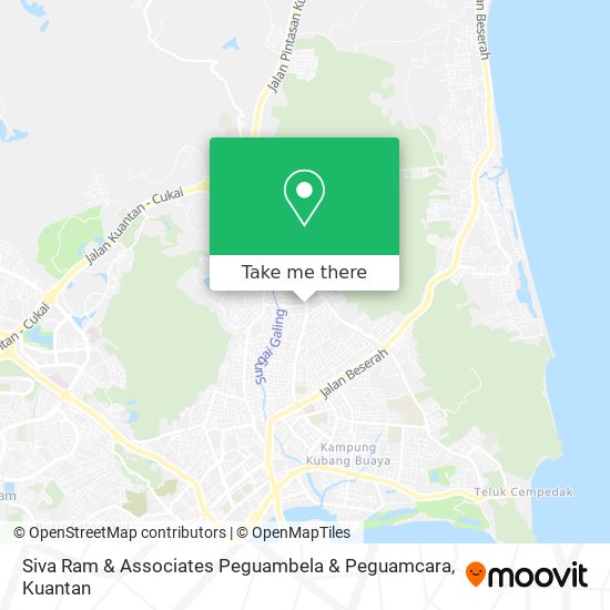 Siva Ram & Associates Peguambela & Peguamcara map
