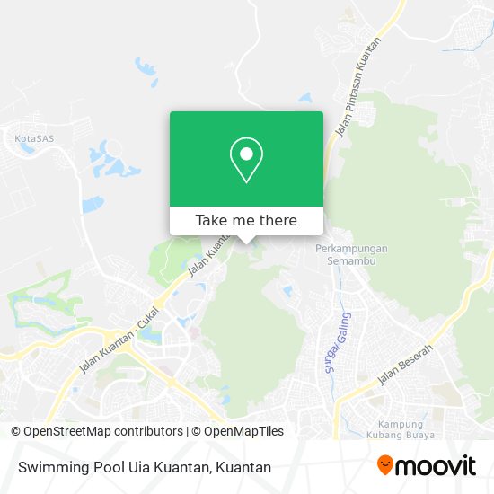 Swimming Pool Uia Kuantan map