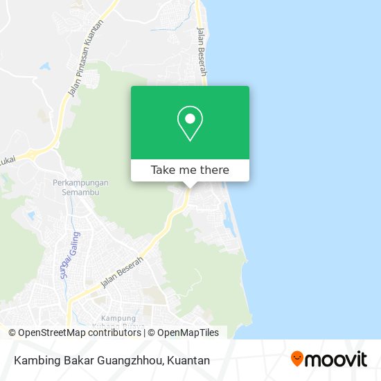 Kambing Bakar Guangzhhou map