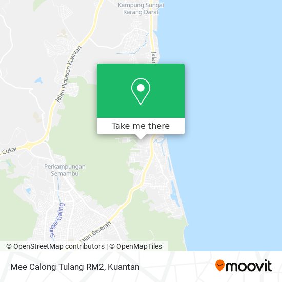 Mee Calong Tulang RM2 map