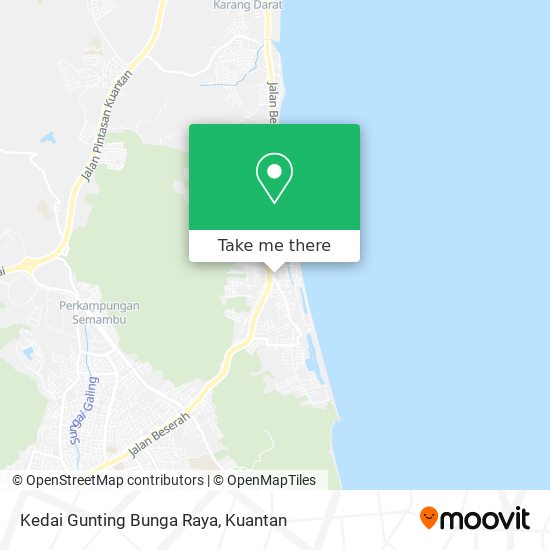 Peta Kedai Gunting Bunga Raya