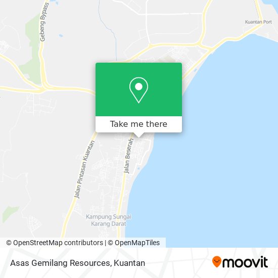 Asas Gemilang Resources map