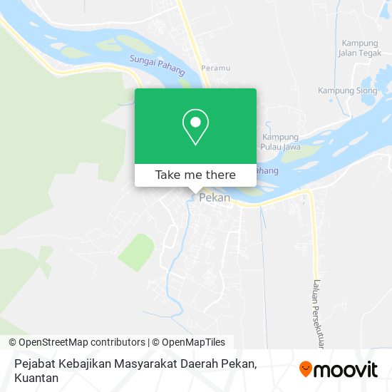 Pejabat Kebajikan Masyarakat Daerah Pekan map