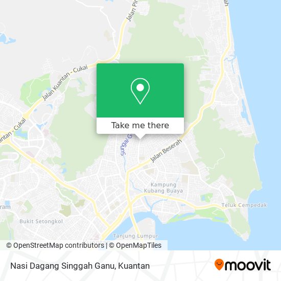Nasi Dagang Singgah Ganu map