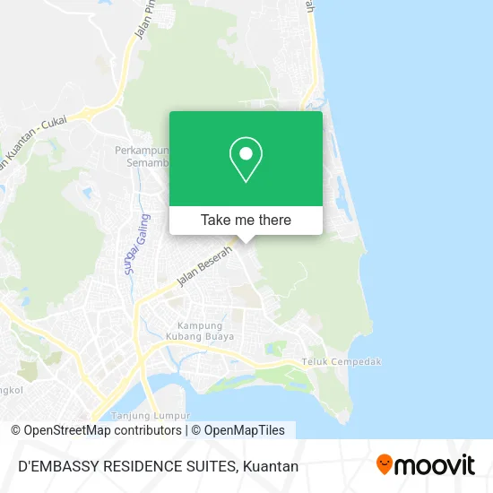 D'EMBASSY RESIDENCE SUITES map