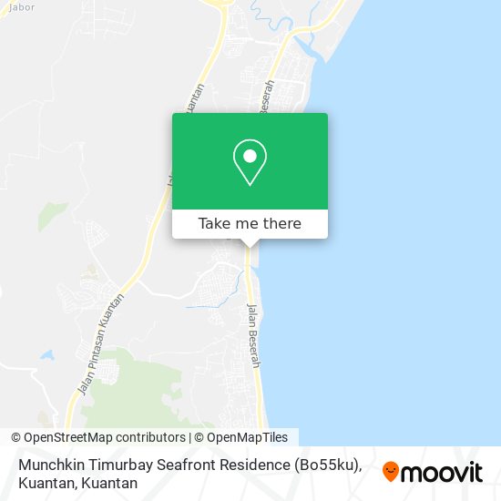Munchkin Timurbay Seafront Residence (Bo55ku), Kuantan map