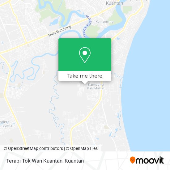 Terapi Tok Wan Kuantan map