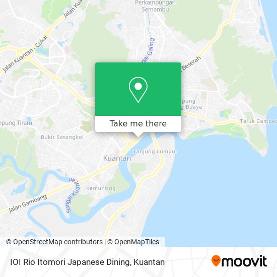 IOI Rio Itomori Japanese Dining map