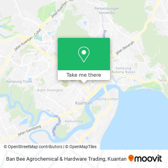 Ban Bee Agrochemical & Hardware Trading map
