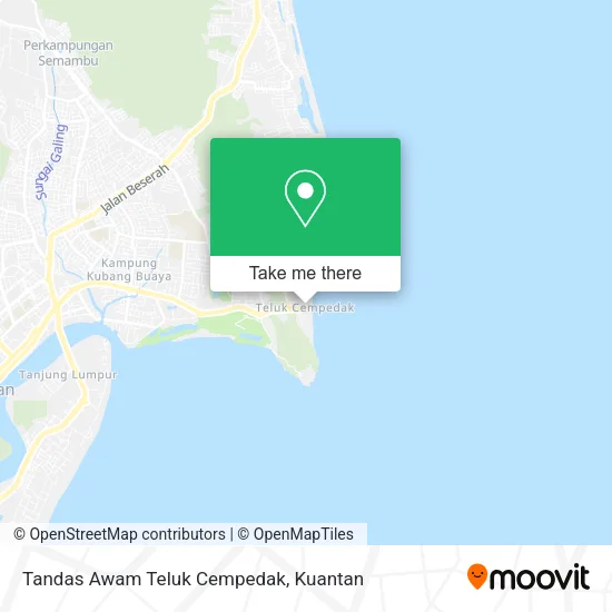 Tandas Awam Teluk Cempedak map