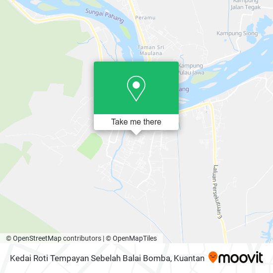 Peta Kedai Roti Tempayan Sebelah Balai Bomba