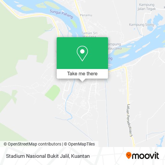 Peta Stadium Nasional Bukit Jalil