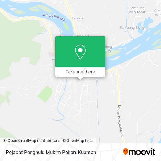 Peta Pejabat Penghulu Mukim Pekan