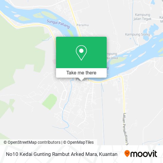 No10 Kedai Gunting Rambut Arked Mara map