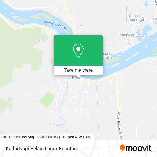 Peta Kedai Kopi Pekan Lama
