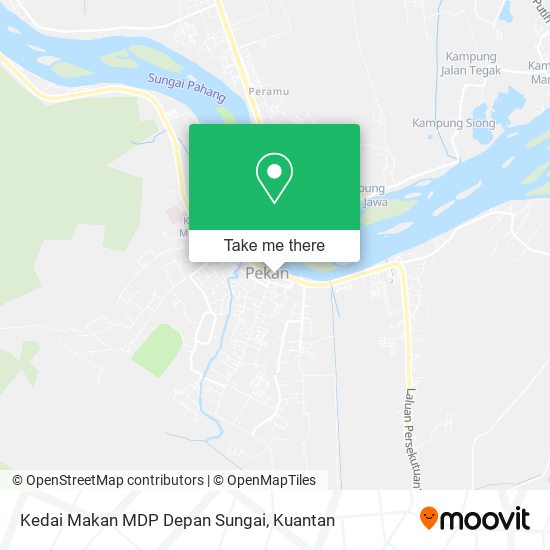 Kedai Makan MDP Depan Sungai map