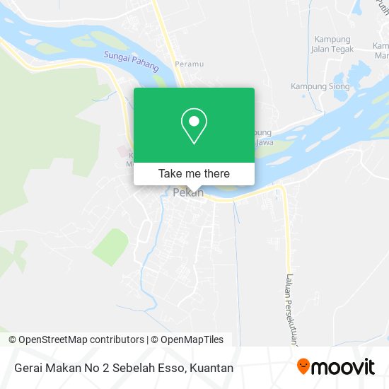 Gerai Makan No 2 Sebelah Esso map