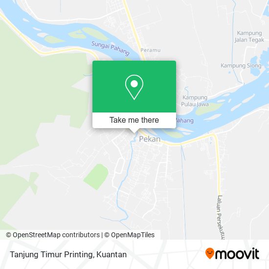 Tanjung Timur Printing map