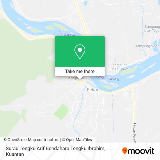 Surau Tengku Arif Bendahara Tengku Ibrahim map