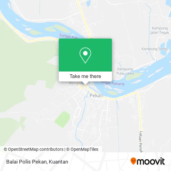 Balai Polis Pekan map